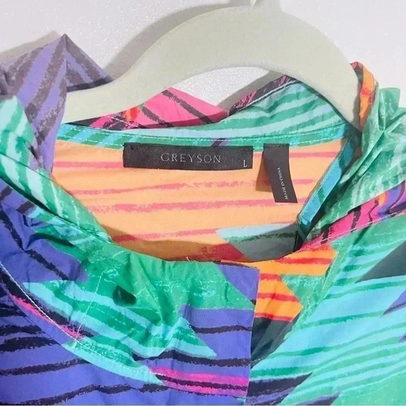 NEW Greyson Green Flash Newago PAC Lite Hooded Windbreaker Jacket Training - Picture 7 of 10